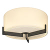 Hubbardton Forge Black Opal Glass (Gg) Axis Flush Mount