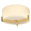 Hubbardton Forge Modern Brass Opal Glass (Gg) Axis Flush Mount