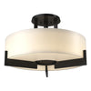 Hubbardton Forge Black Opal Glass (Gg) Axis Semi-Flush