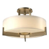 Hubbardton Forge Soft Gold Opal Glass (Gg) Axis Semi-Flush