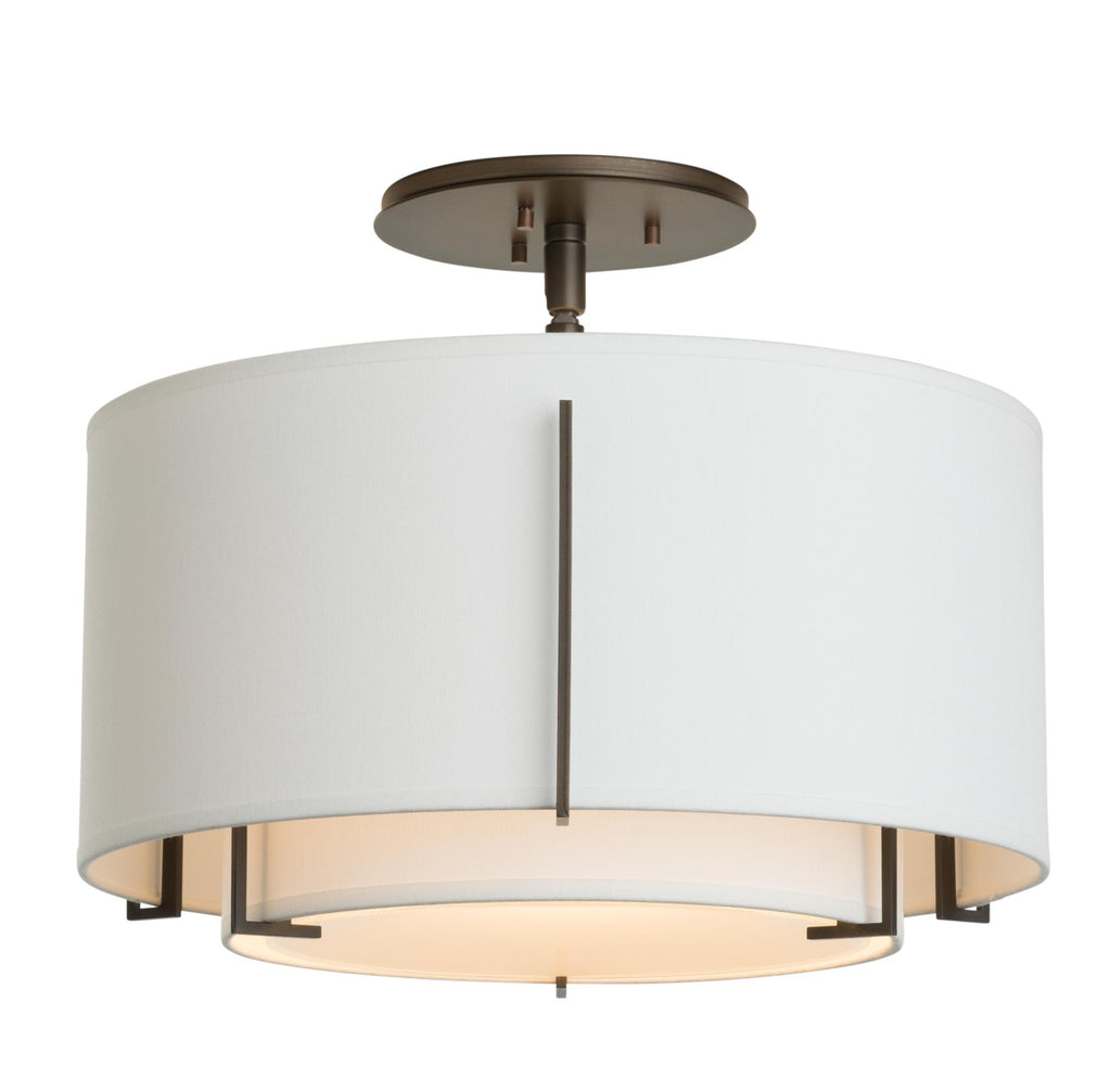 Hubbardton Forge Exos Small Double Shade Semi-Flush