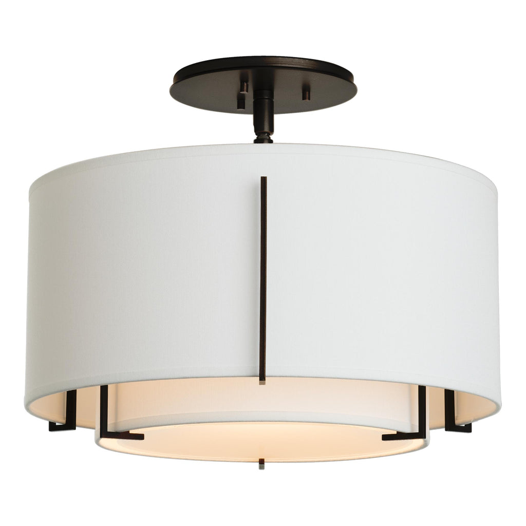 Hubbardton Forge Exos Small Double Shade Semi-Flush