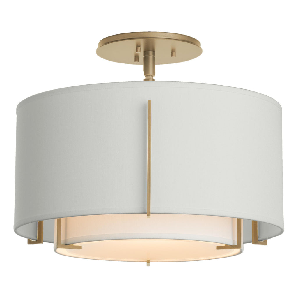 Hubbardton Forge Exos Small Double Shade Semi-Flush