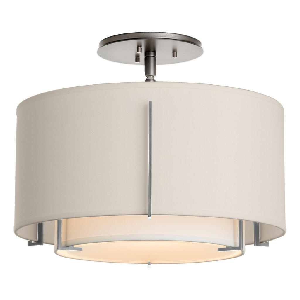 Hubbardton Forge Exos Small Double Shade Semi-Flush