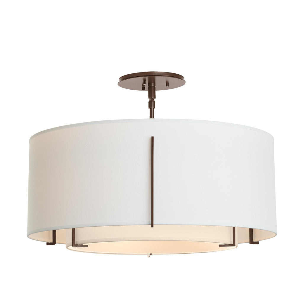 Hubbardton Forge Exos Double Shade Semi-Flush