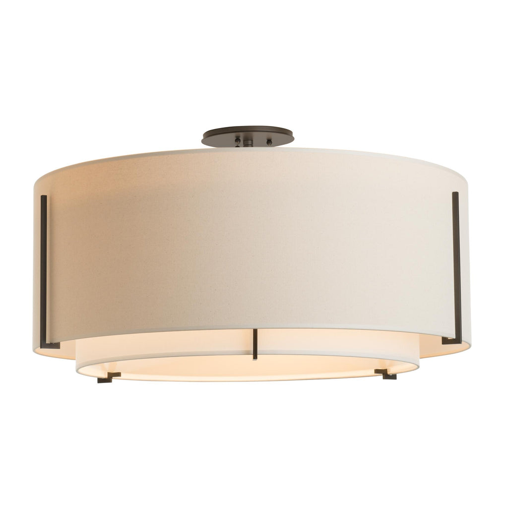 Hubbardton Forge Exos Large Double Shade Semi-Flush