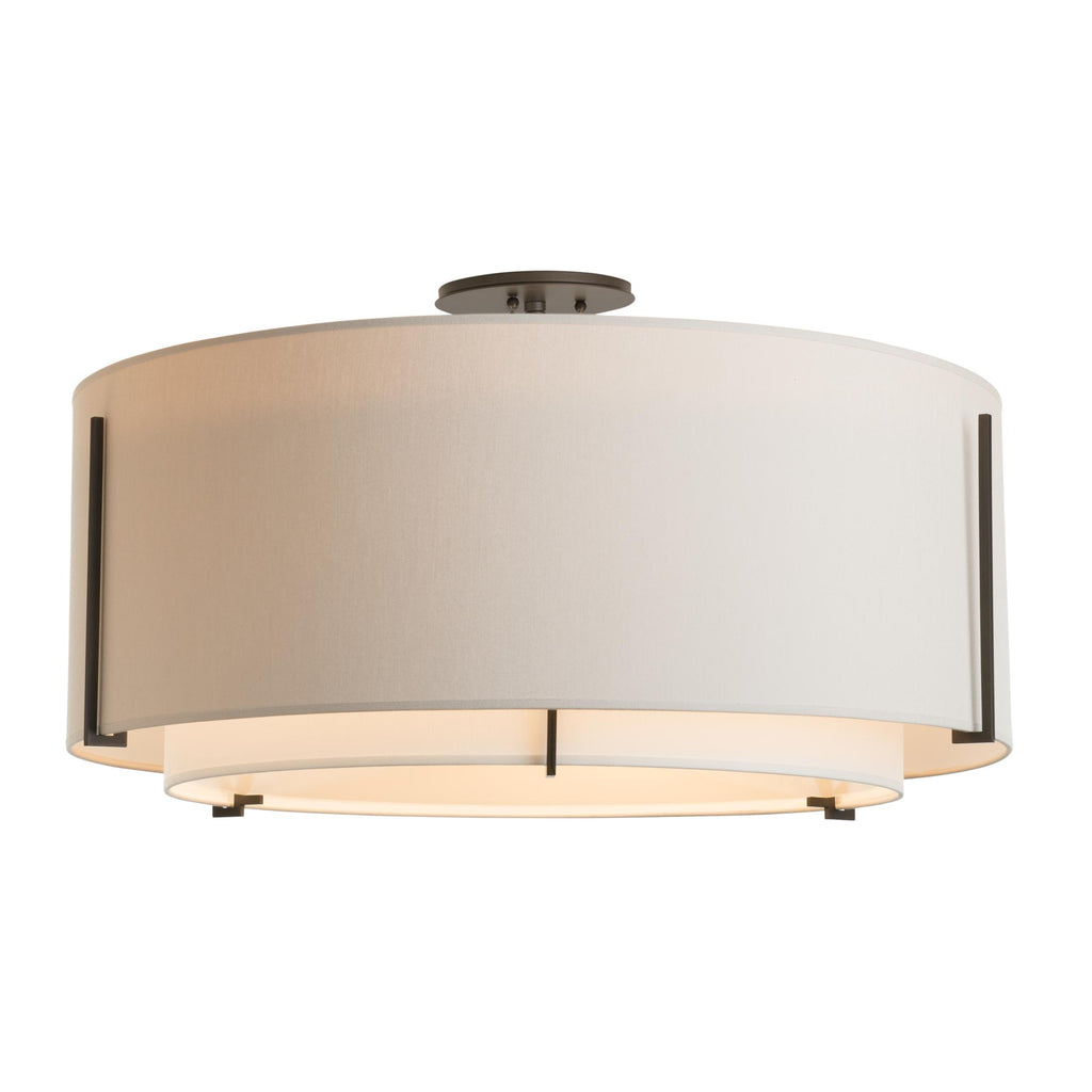 Hubbardton Forge Exos Large Double Shade Semi-Flush