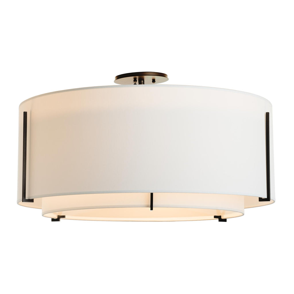 Hubbardton Forge Exos Large Double Shade Semi-Flush