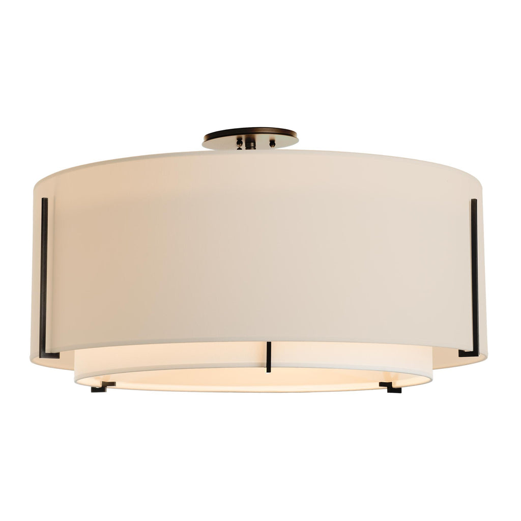 Hubbardton Forge Exos Large Double Shade Semi-Flush