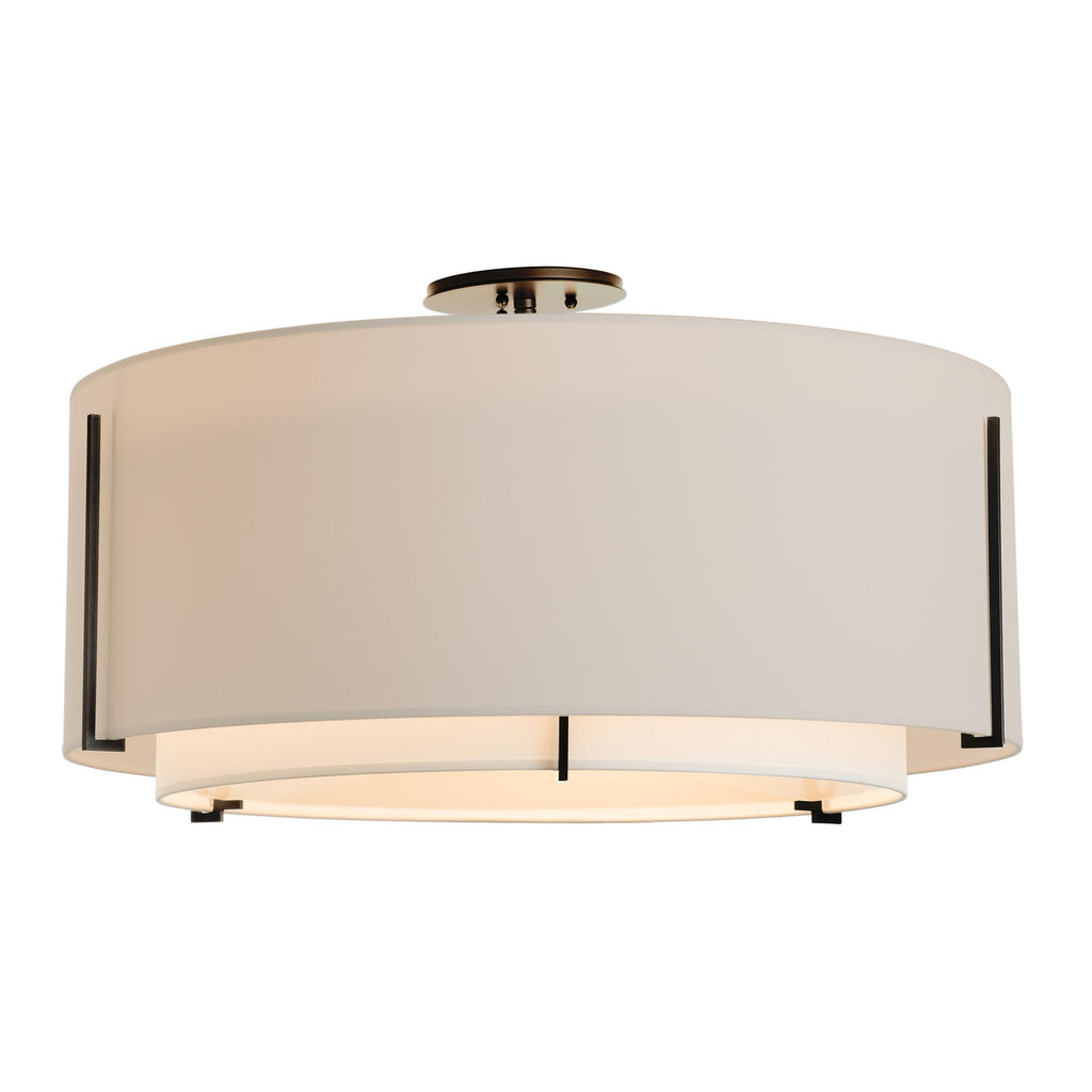 Hubbardton Forge Exos Large Double Shade Semi-Flush