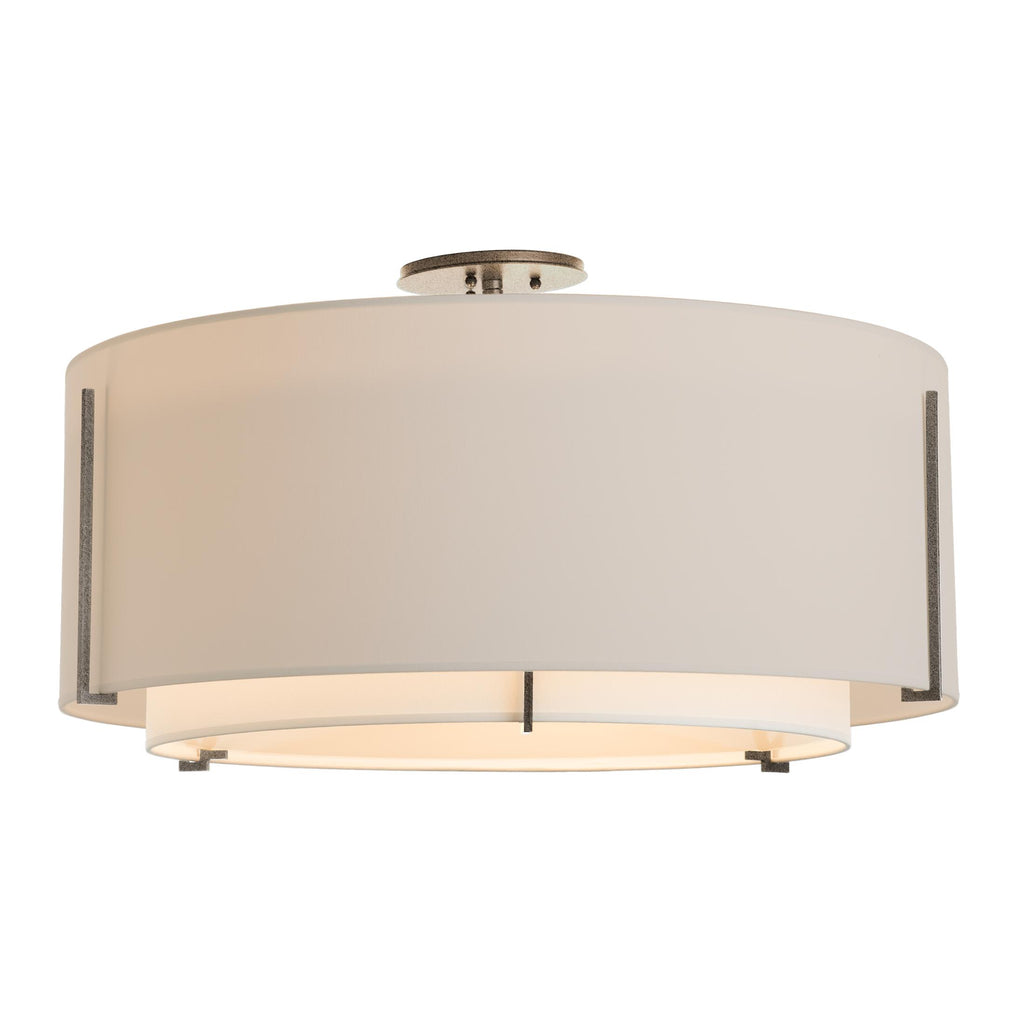 Hubbardton Forge Exos Large Double Shade Semi-Flush