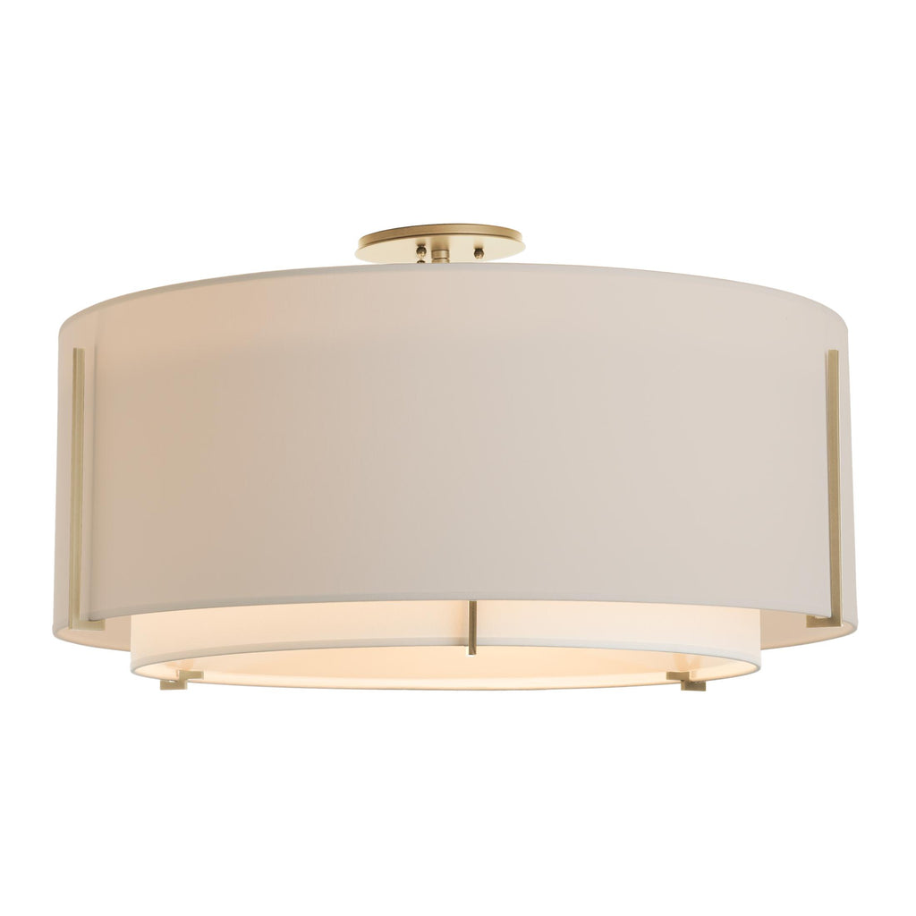 Hubbardton Forge Exos Large Double Shade Semi-Flush