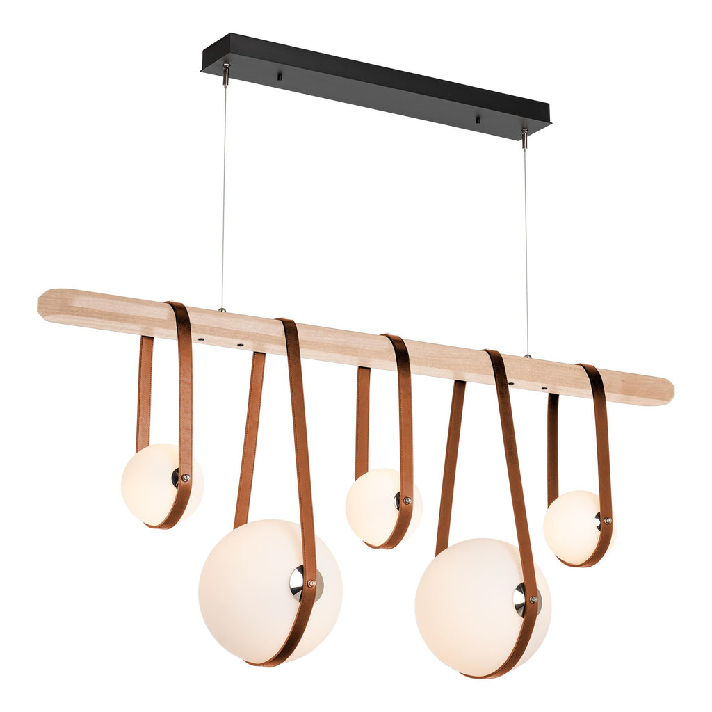 Hubbardton Forge Derby Linear 5-Light LED Pendant