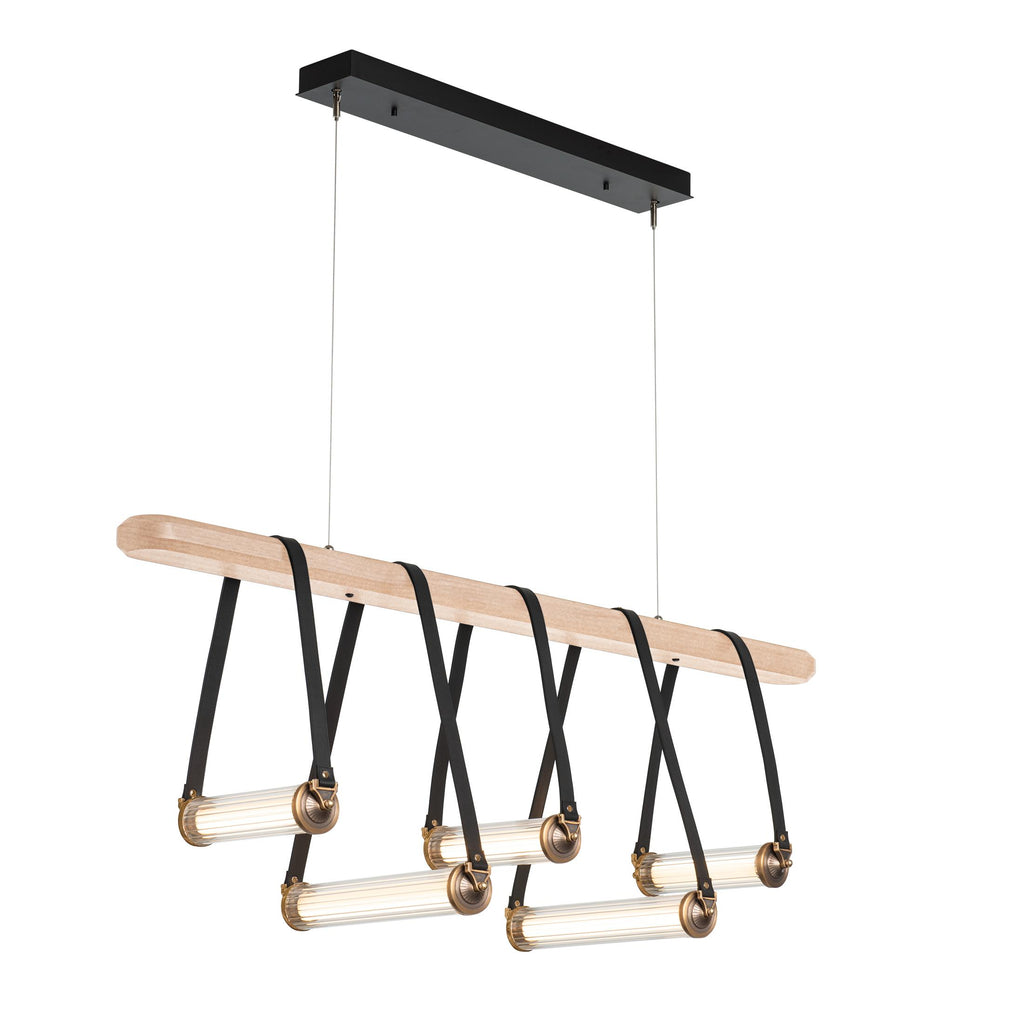 Hubbardton Forge York Linear 5-Light LED Pendant