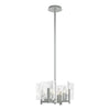 Hubbardton Forge Vintage Platinum White Swirl Glass (Yr) Arc 4-Light Semi-Flush/Pendant