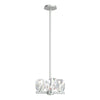 Hubbardton Forge Vintage Platinum Crystal Gatsby 4-Light Semi-Flush/Pendant