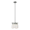 Hubbardton Forge Vintage Platinum Clear Glass (Zm) Eos Semi-Flush/Pendant