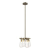 Hubbardton Forge Soft Gold Clear Glass (Zm) Eos Semi-Flush/Pendant