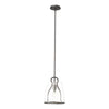 Hubbardton Forge Oil Rubbed Bronze Clear Glass (Zm) Caliper Pendant