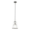 Hubbardton Forge Natural Iron Clear Glass (Zm) Caliper Pendant