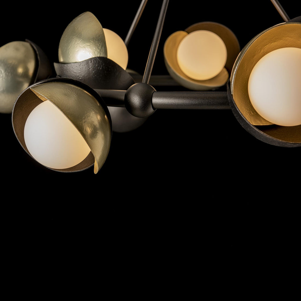 Hubbardton Forge Brooklyn 9-Light Double Shade Ring Pendant