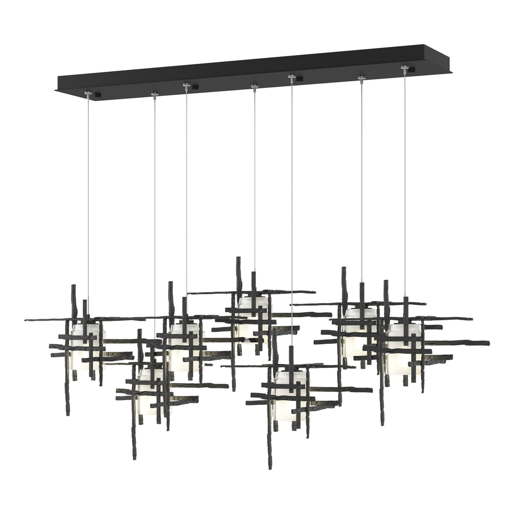 Hubbardton Forge Tura 7-Light Frosted Glass Pendant