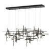 Hubbardton Forge Oil Rubbed Bronze Cast Glass (Yc) Tura 7-Light Frosted Glass Pendant