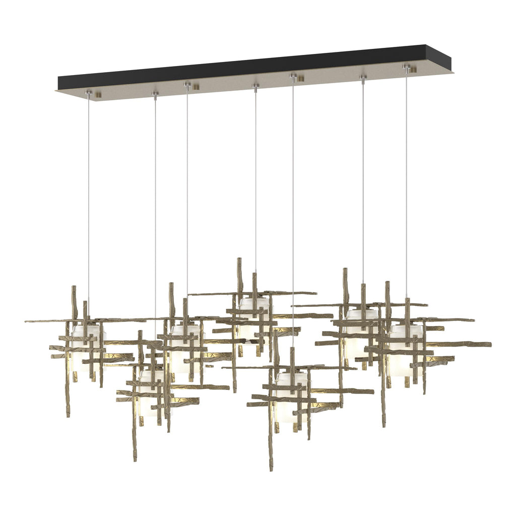 Hubbardton Forge Tura 7-Light Frosted Glass Pendant