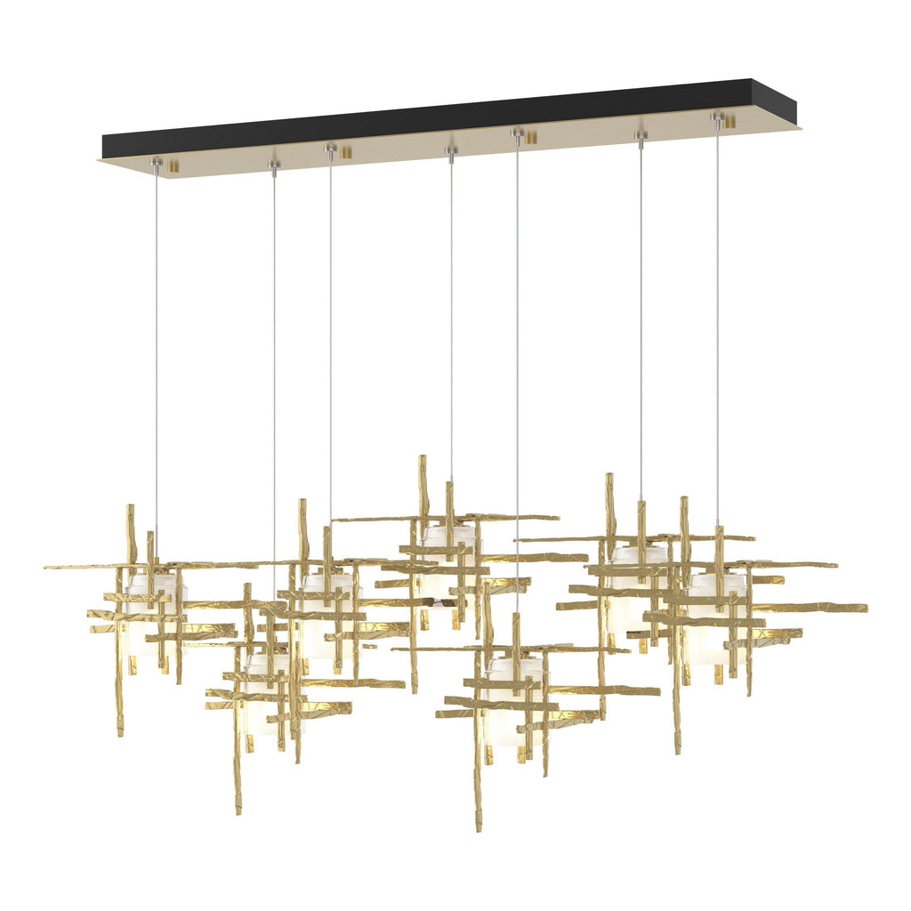 Hubbardton Forge Tura 7-Light Frosted Glass Pendant