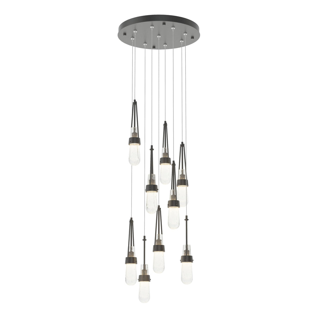 Hubbardton Forge Link 9-Light Blown Glass Pendant