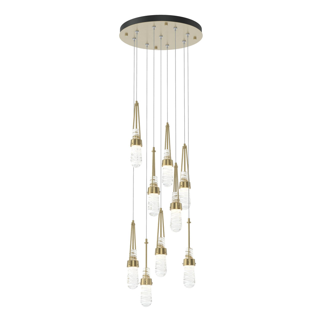 Hubbardton Forge Link 9-Light Blown Glass Pendant