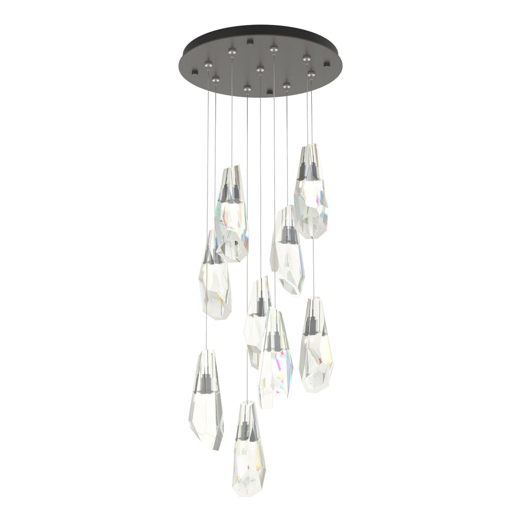 Hubbardton Forge Luma 9-Light Large Crystal Pendant