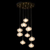 Hubbardton Forge Modern Brass Frosted Glass (Fd) Ume 9-Light Pendant