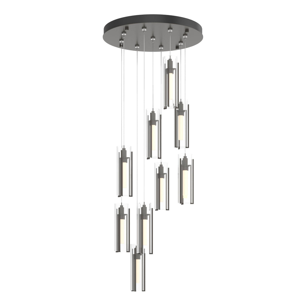 Hubbardton Forge Exos Glass 9-Light Pendant