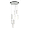 Hubbardton Forge Vintage Platinum Opal Glass (Gg) Exos Glass 9-Light Pendant