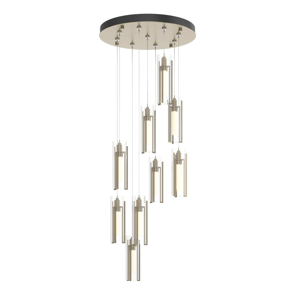 Hubbardton Forge Exos Glass 9-Light Pendant