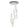 Hubbardton Forge Sterling Opal Glass (Gg) Exos Glass 9-Light Pendant