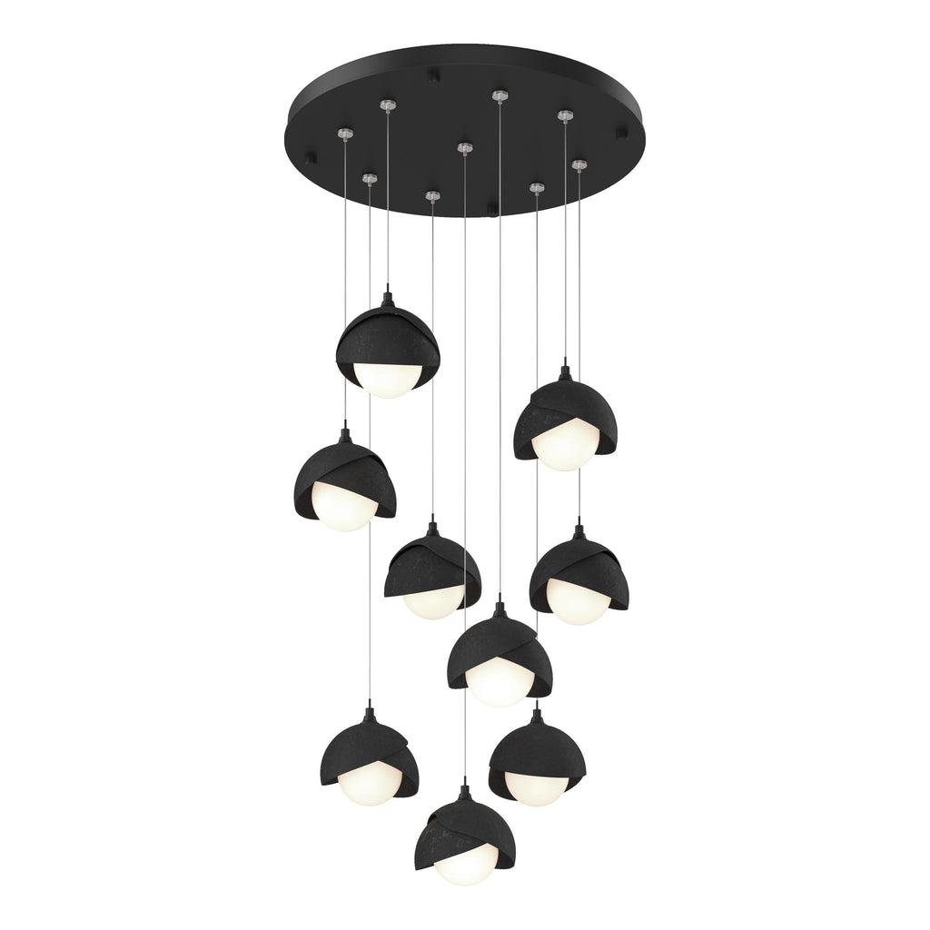 Hubbardton Forge Brooklyn 9-Light Double Shade Pendant