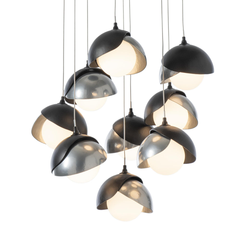 Hubbardton Forge Brooklyn 9-Light Double Shade Pendant