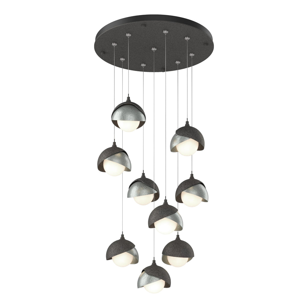 Hubbardton Forge Brooklyn 9-Light Double Shade Pendant