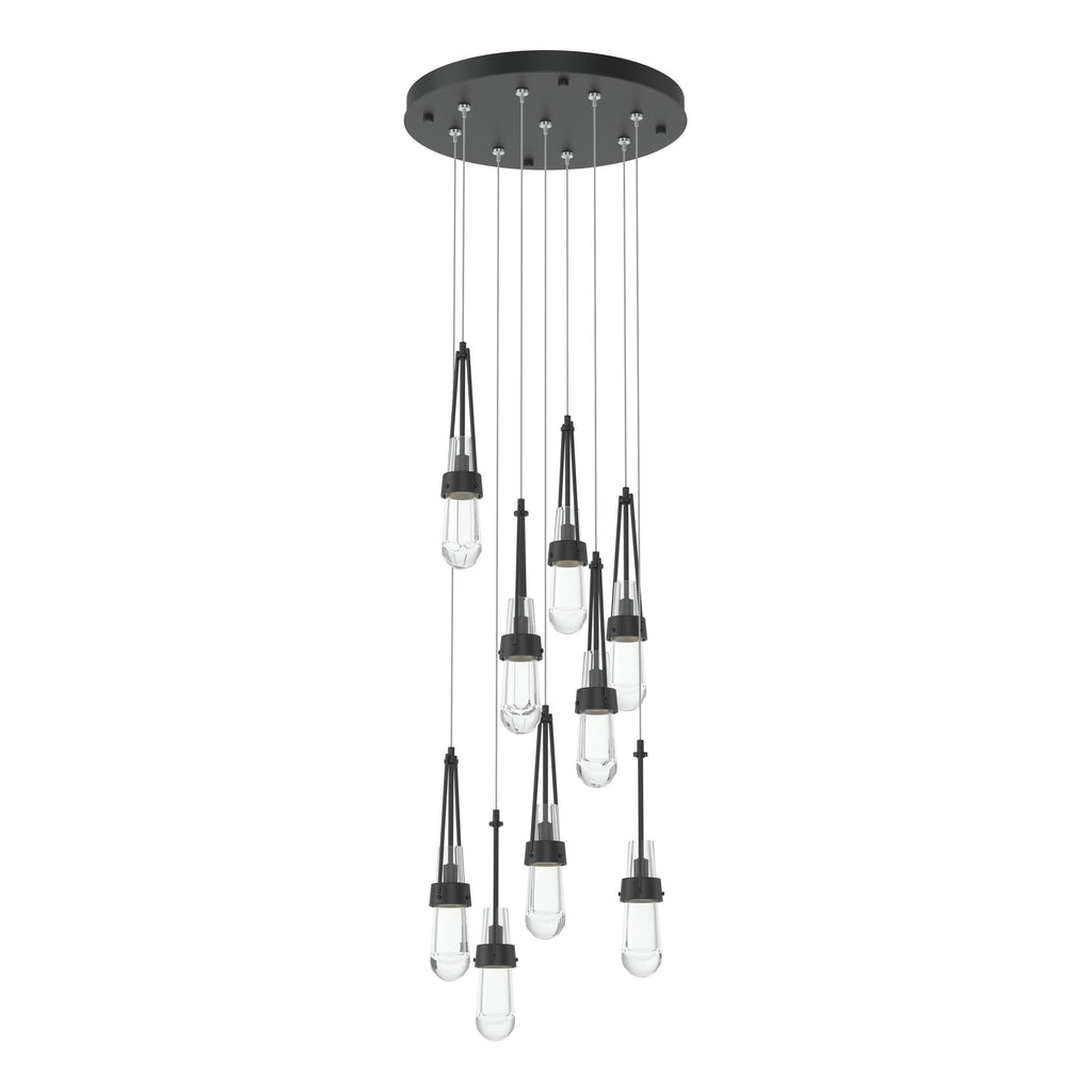 Hubbardton Forge Link 9-Light Clear Glass Pendant