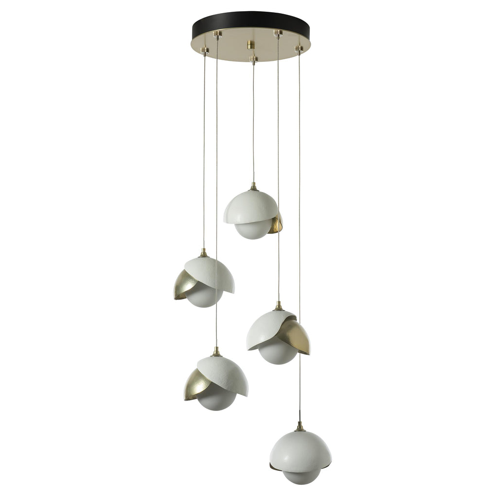 Hubbardton Forge Brooklyn 5-Light Double Shade Pendant