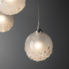 Hubbardton Forge Sterling Frosted Glass (Fd) Fritz Globe 5-Light Pendant