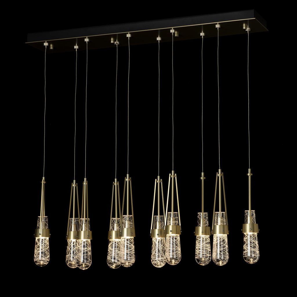 Hubbardton Forge Link 10-Light Blown Glass Pendant