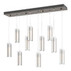 Hubbardton Forge Bronze Opal Glass (Gg) Exos Glass 10-Light Pendant