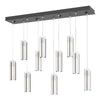 Hubbardton Forge Black Opal Glass (Gg) Exos Glass 10-Light Pendant