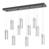 Hubbardton Forge Oil Rubbed Bronze Opal Glass (Gg) Exos Glass 10-Light Pendant