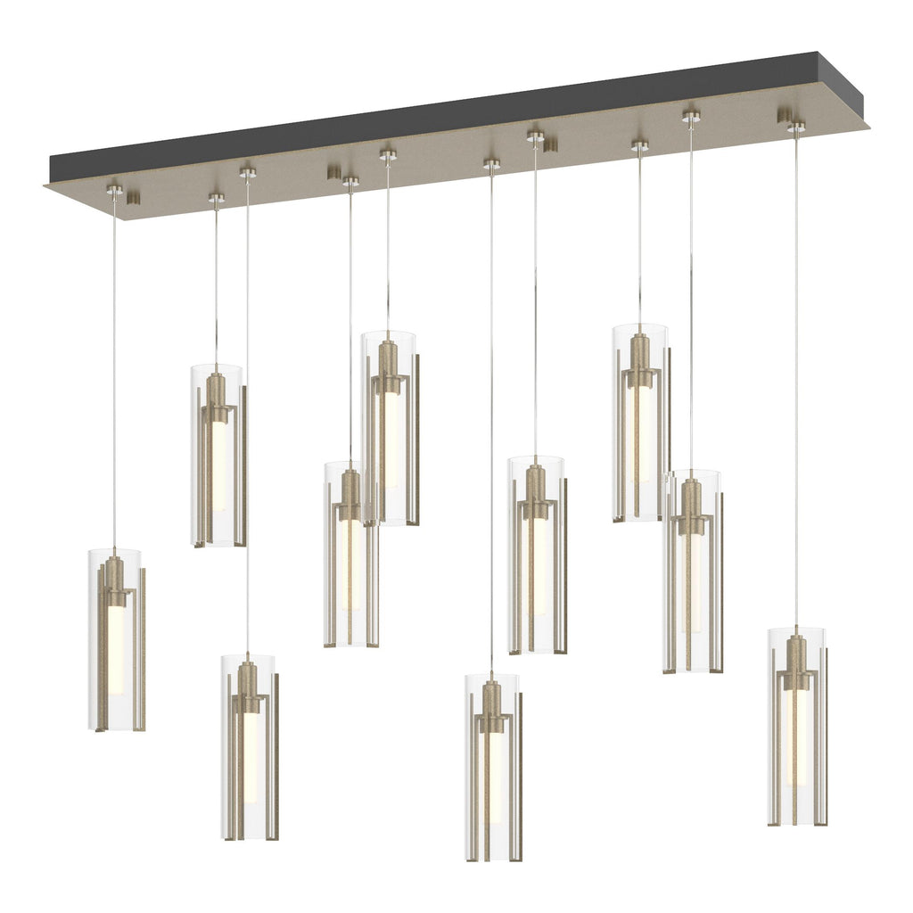 Hubbardton Forge Exos Glass 10-Light Pendant