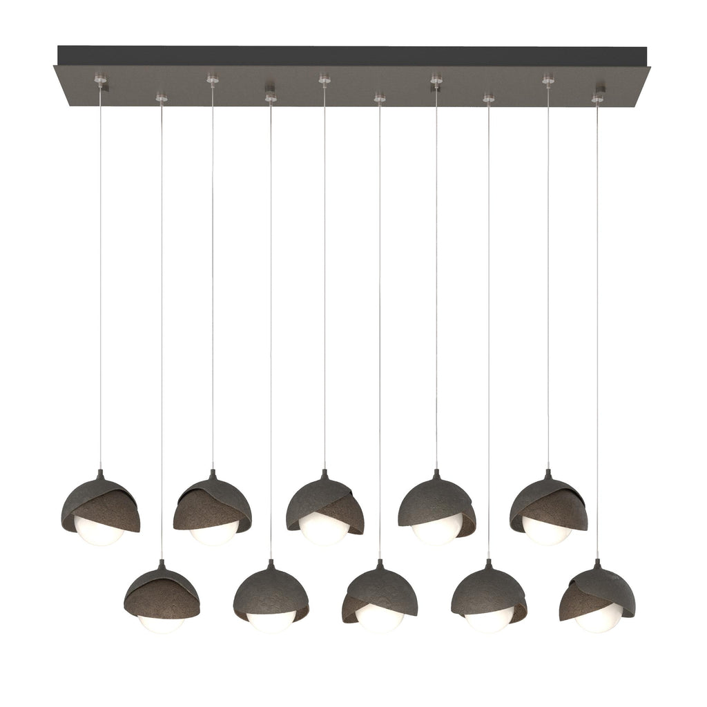 Hubbardton Forge Brooklyn 10-Light Double Shade Pendant