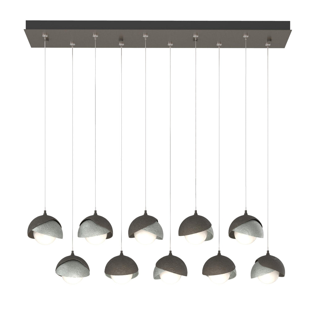 Hubbardton Forge Brooklyn 10-Light Double Shade Pendant